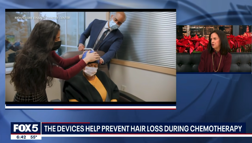 The devices help prevent hair loss during chemotherapy